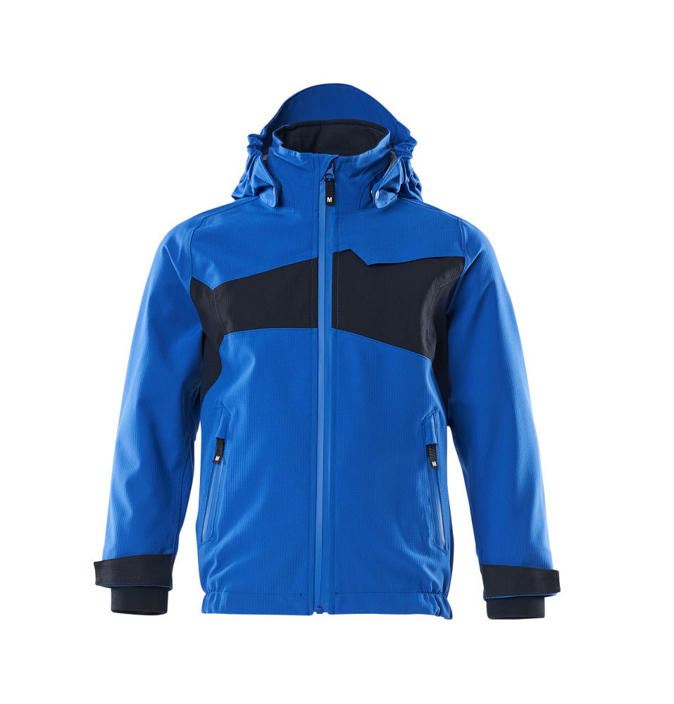 MASCOT® Hardshelljacke für Kinder 18901-249 Azurblau/Schwarzblau