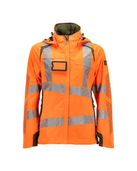 MASCOT® Hardshelljacke 19011-449 Hi-vis Orange/Moosgrün