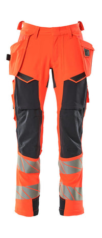 MASCOT® Hose mit Hängetaschen 19031-711 Hi-vis Rot/Schwarzblau