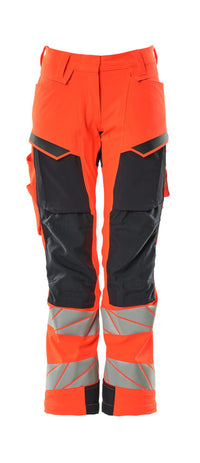 MASCOT® Hose mit Knietaschen 19078-511 Hi-vis Rot/Schwarzblau