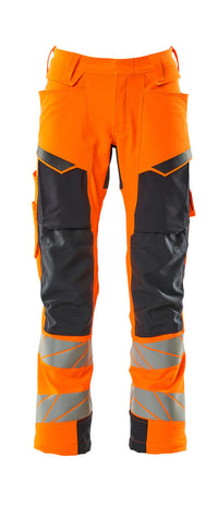 MASCOT® Hose mit Knietaschen 19079-511 Hi-vis Orange/Schwarzblau