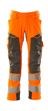 MASCOT® Hose mit Knietaschen 19079-511 Hi-vis Orange/Dunkelanthrazit