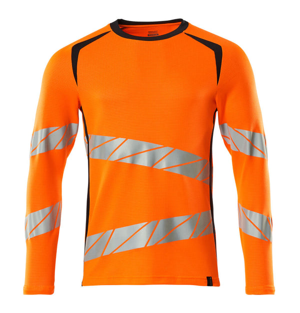 MASCOT® Langarmshirt 19081-771 Hi-vis Orange/Schwarzblau