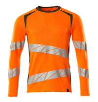 MASCOT® Langarmshirt 19081-771 Hi-vis Orange/Moosgrün