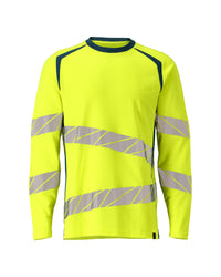 MASCOT® Langarmshirt 19081-771 Hi-vis Gelb/Dunkelpetroleum