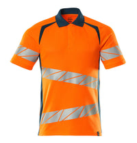 MASCOT® Polo-Shirt 19083-771 Hi-vis Orange/Dunkelpetroleum