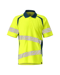 MASCOT® Polo-Shirt 19083-771 Hi-vis Gelb/Dunkelpetroleum
