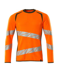 MASCOT® Sweatshirt 19084-781 Hi-vis Orange/Moosgrün