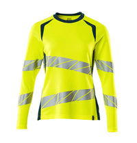 MASCOT® Langarmshirt 19091-771 Hi-vis Gelb/Dunkelpetroleum