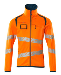 MASCOT® Fleecejacke 19103-315 Hi-vis Orange/Dunkelpetroleum
