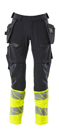 MASCOT® Hose mit Hängetaschen 19131-711 Schwarzblau/Hi-vis Gelb