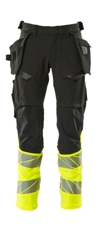MASCOT® Hose mit Hängetaschen 19131-711 Schwarz/Hi-vis Gelb