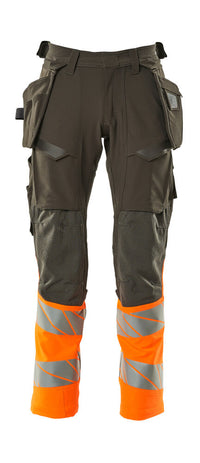 MASCOT® Hose mit Hängetaschen 19131-711 Dunkelanthrazit/Hi-vis Orange
