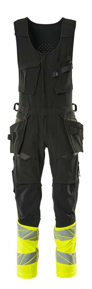 MASCOT® Kombihose 19169-711 Schwarz/Hi-vis Gelb