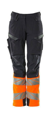 MASCOT® Hose mit Knietaschen 19178-511 Schwarzblau/Hi-vis Orange