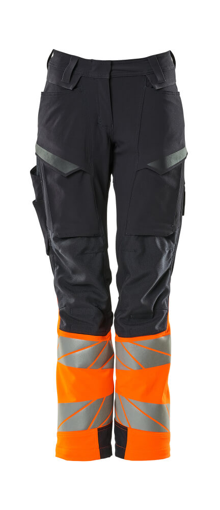 MASCOT® Hose mit Knietaschen 19178-511 Schwarzblau/Hi-vis Orange