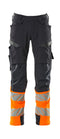 Schwarzblau/Hi-vis Orange