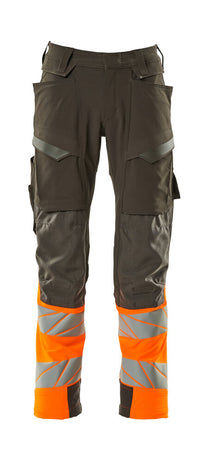 MASCOT® Hose mit Knietaschen 19179-511 Dunkelanthrazit/Hi-vis Orange