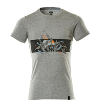 MASCOT® T-Shirt 19182-965 Grau-meliert/Hi-vis Orange