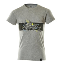 MASCOT® T-Shirt 19182-965 Grau-meliert/Hi-vis Gelb