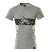 MASCOT® T-Shirt 19182-965 Grau-meliert/Hi-vis Rot