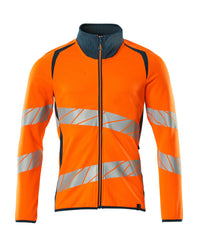 MASCOT® Sweatshirt mit Reißverschluss 19184-781 Hi-vis Orange/Dunkelpetroleum