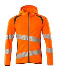 MASCOT® Kapuzenpullover mit Reißverschluss 19284-781 Hi-vis Orange/Moosgrün