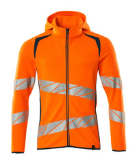 MASCOT® Kapuzenpullover mit Reißverschluss 19284-781 Hi-vis Orange/Dunkelpetroleum
