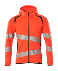 MASCOT® Kapuzenpullover mit Reißverschluss 19284-781 Hi-vis Rot/Dunkelanthrazit