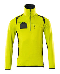 MASCOT® Fleecejacke mit kurzem Reißverschluss 19303-316 Hi-vis Gelb/Schwarzblau