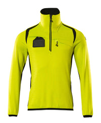 MASCOT® Fleecejacke mit kurzem Reißverschluss 19303-316 Hi-vis Gelb/Schwarz