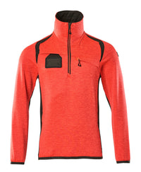 MASCOT® Fleecejacke mit kurzem Reißverschluss 19303-316 Hi-vis Rot/Dunkelanthrazit