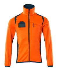 MASCOT® Fleecejacke 19403-316 Hi-vis Orange/Dunkelpetroleum