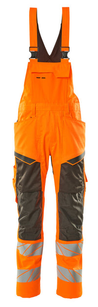 MASCOT® Latzhose mit Knietaschen 19569-236 Hi-vis Orange/Dunkelanthrazit