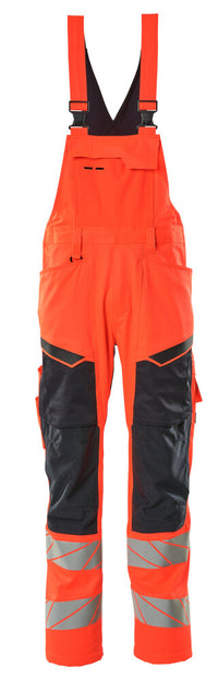 MASCOT® Latzhose mit Knietaschen 19569-236 Hi-vis Rot/Schwarzblau