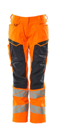 MASCOT® Hose mit Knietaschen 19578-236 Hi-vis Orange/Schwarzblau