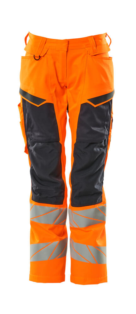 MASCOT® Hose mit Knietaschen 19578-236 Hi-vis Orange/Schwarzblau
