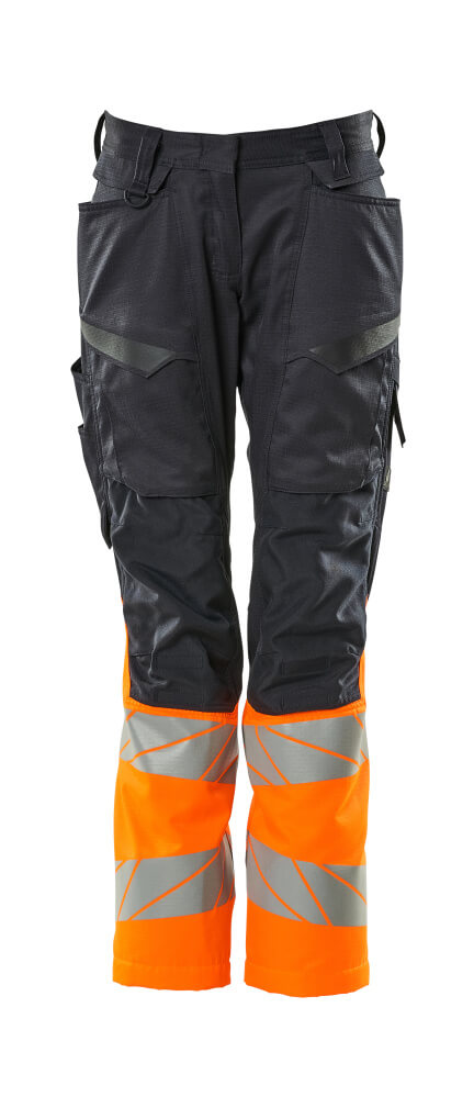 MASCOT® Hose mit Knietaschen 19678-236 Schwarzblau/Hi-vis Orange