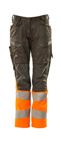 MASCOT® Hose mit Knietaschen 19678-236 Dunkelanthrazit/Hi-vis Orange