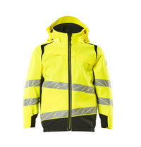 MASCOT® Hardshelljacke für Kinder 19901-449 Hi-vis Gelb/Schwarz