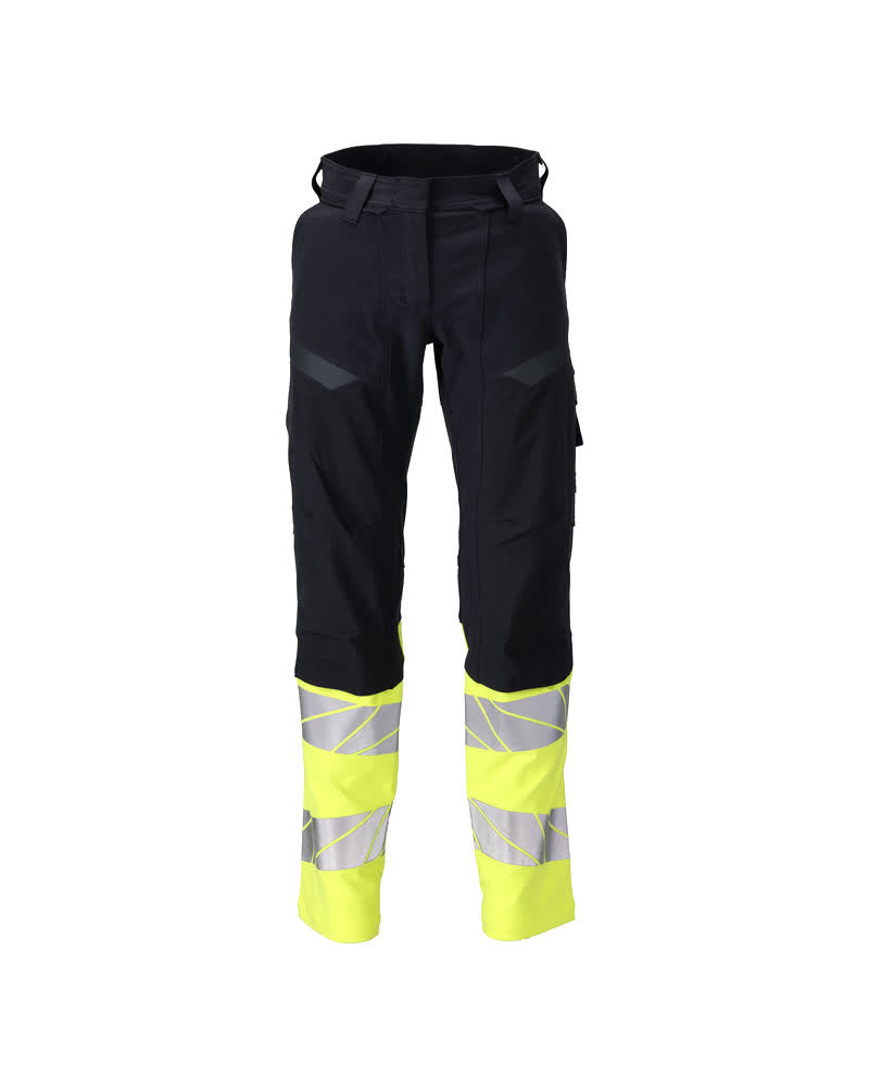 MASCOT® Hose mit Knietaschen 21178-284 Schwarzblau/Hi-vis Gelb