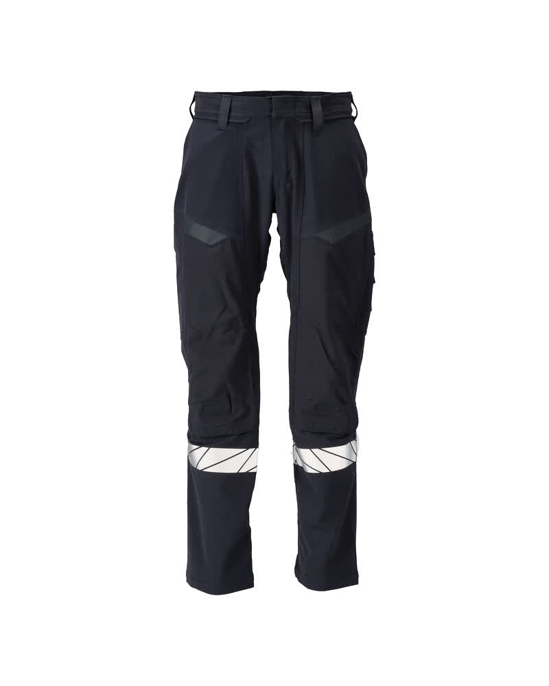 MASCOT® Hose mit Knietaschen 21279-284 Schwarzblau/Hi-vis Gelb