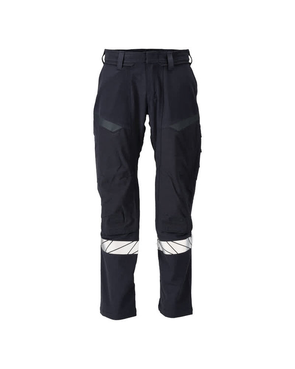 MASCOT® Hose mit Knietaschen 21279-284 Schwarzblau/Hi-vis Gelb