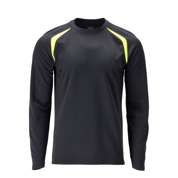 MASCOT® Langarmshirt 21581-327 Schwarzblau/Hi-vis Gelb