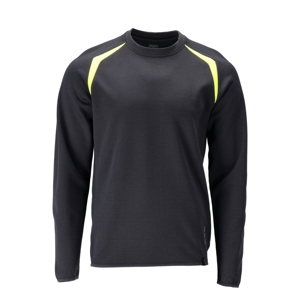 MASCOT® Sweatshirt 21584-337 Schwarzblau/Hi-vis Gelb