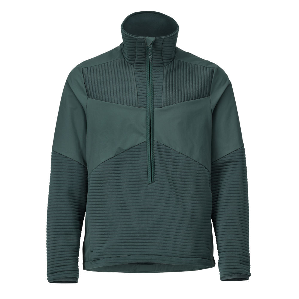 MASCOT® Fleecejacke mit kurzem Reißverschluss und Futter 22005-681 Waldgrün