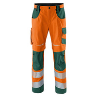 KÜBLER REFLECTIQ Hose PSA 2 2207 8340 warnorange/moosgrün