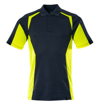 MASCOT® Polo-Shirt 22083-771 Schwarzblau/Hi-vis Gelb