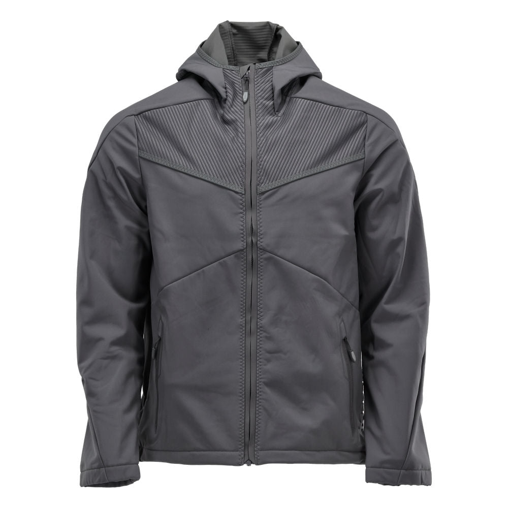 MASCOT® Softshelljacke mit Kapuze 22102-649 Anthrazitgrau