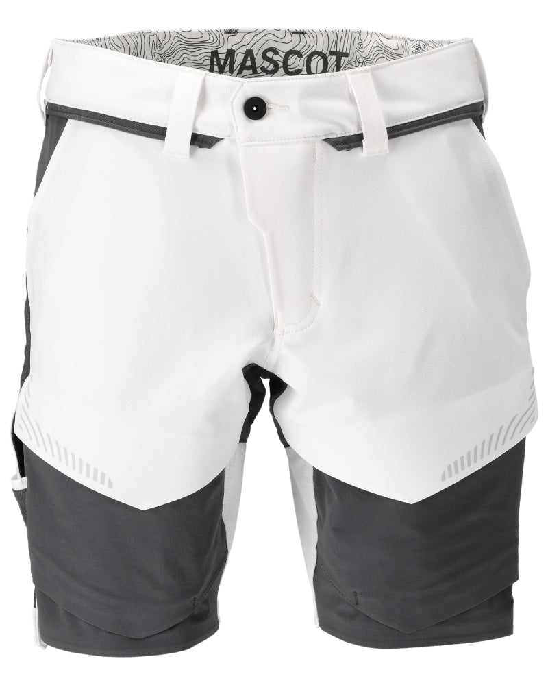 MASCOT® Shorts 22149-605 Weiß/Anthrazitgrau